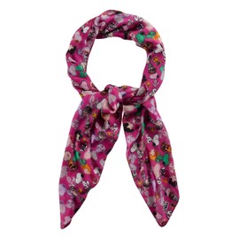 CODELLO Women's Peanuts Scarf with Snoopy & Co. Made from Recycled Polyester, pink