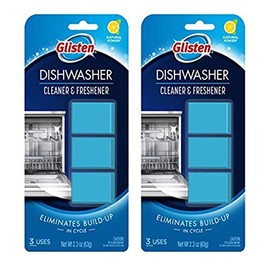 Glisten DT0312T Dishwasher Cleaner & Freshener, 6 Tablets