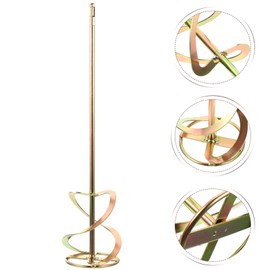 Angoily Concrete Mixer Rod, Cement Mix Concrete Mixing Head, Electric Drill Stirring Rod, Epoxy Mixer Paddles, Oil Paint Mixing Grout Mixer Concrete Drill Bit Stick for Mixer 45# Steel Putty