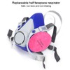 Self-Suction Half Facepiece Particulate Filter Anti Dust Respirator Mask with