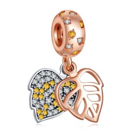 Annmors Charm Family Love Pendant, 925 Sterling Silver, 5A Cubic Zirconia Charm Bead for Chamilia and European Bracelets, Necklaces, Jewellery, Gift for Men and Women, Silver