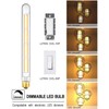 LVYE LED Tubular Light Bulbs,E26 Dimmable Long Led Bulbs,10W Equal