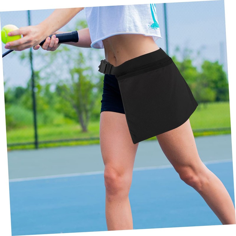 Mipcase 2Pcs Reusable Tennis Ball Waist Bags Durable Mesh Storage