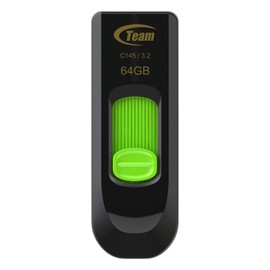 Team Group C145 64 GB USB 3.0 Flash Memory Drive - Green