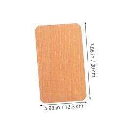 PACKOVE 4pcs Cedar Sheets for Humidor Dividers Humidity Control and Freshness for Storage Lightweight Construction for Humidor Accessories