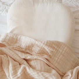 Wimist Muslin Baby Lounger Cover, Newborn Lounger Cover, Soft Cotton Breathable Lounger Pillow for Boys Girls Infant, Cover Only（Roman Green）