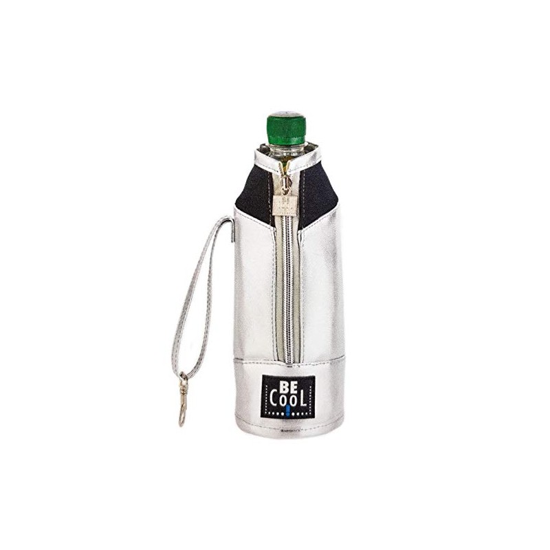 Be Cool Bottle Cooler Bottle Bag in Silver 0.5 L