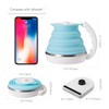 Ultrathin Food Grade Silicone Travel Foldable Electric Kettle Variable Temperature