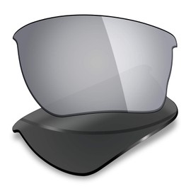 Mryok Replacement Lenses for Oakley Quarter Jacket OO9200 - Options, Polarized - Silver Titanium, One Size