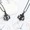 XSMZB Deer Antler Anchor Urn Necklace for Ashes Human Pet