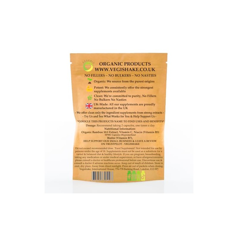 Crown Supplements Hair Skin and Nails Vitamins- Vegan Supplement for