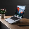 Ergonomic Aluminum Laptop Stand – 7-Level Adjustable Riser for Desk,