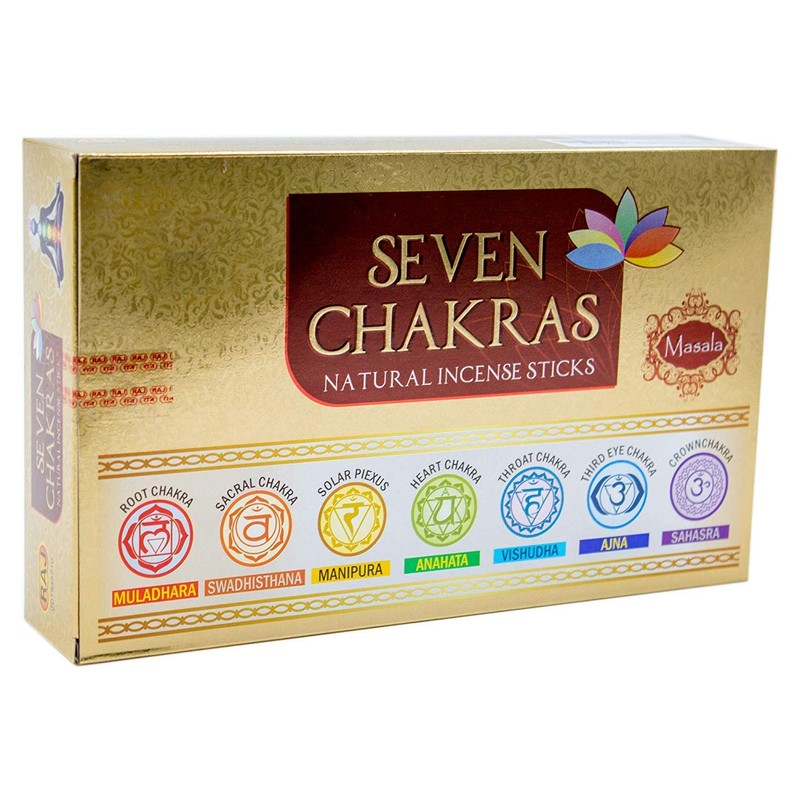 7 Chakra Incense Sticks