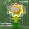 Seven Color Sunflower Shake Head Soap baby Bubbles Swing Light