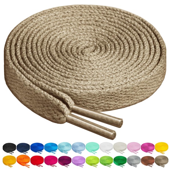 BIRCH's Shoelaces in 27 Colors Flat 5/16" Shoe Laces in