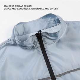 LiebeWH Body Cooling Vest Polyester Cooling Jacket 3 Speed Mode Air Conditioned Clothes with 2 Fans for Hot Weather Work (M)