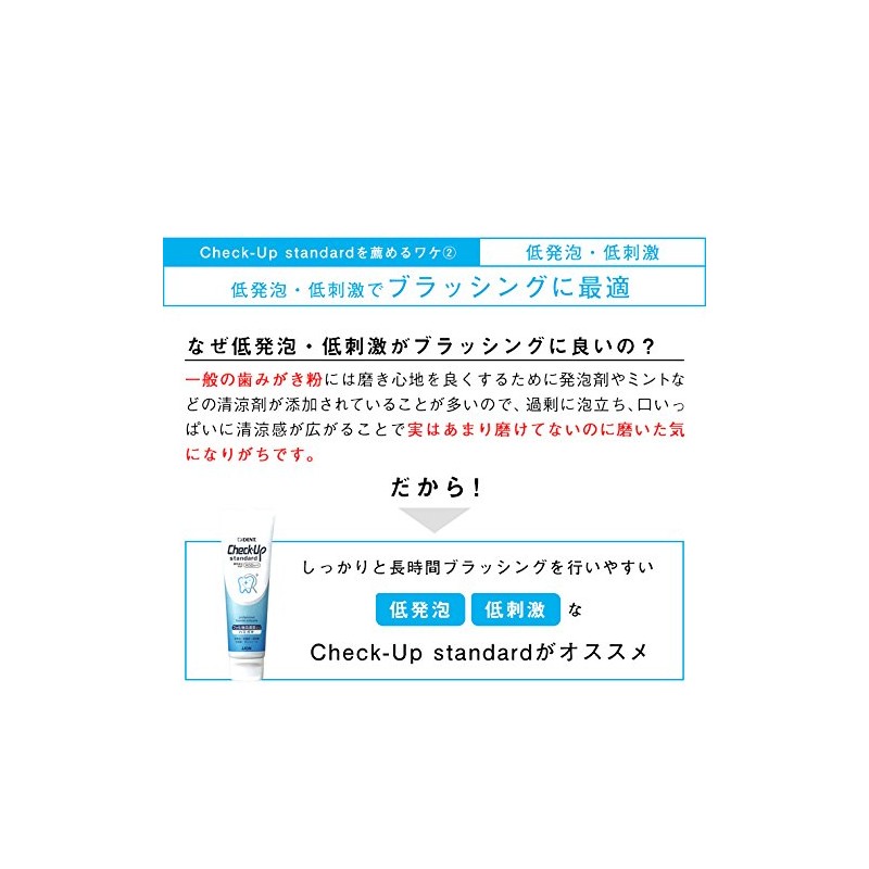 Lion Dent Check-Up Standard Fluorine 1,450 ppm 4.5 oz (135