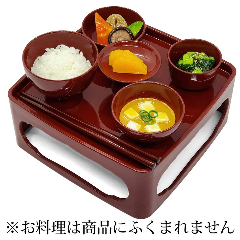 Lacquer Pludacter Butsuzen, 6.0 inch, Total Vermilion, 7-piece Set, Buddhist