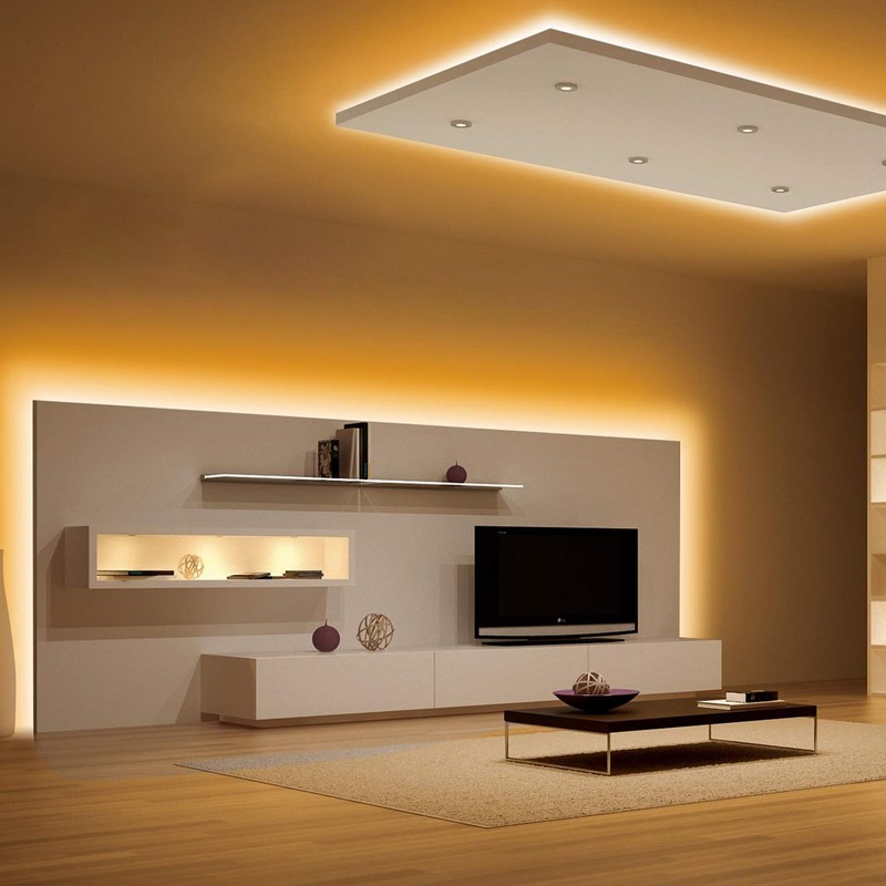 INDARUN Dimmable Led Strip Light Controller Warm White, Controlled by