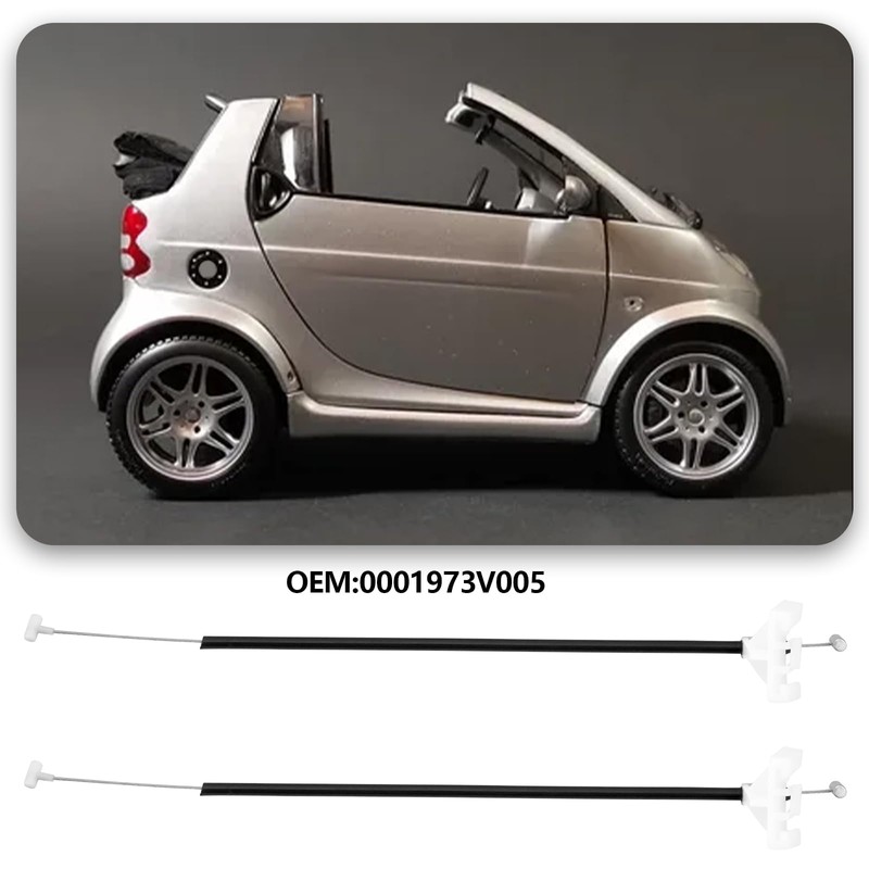 Micro Traders 2pcs Exterior Door Handle Cable Car Door Handle