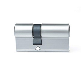 FELGNER Euro Plus Short Cylinder Lock Cylinder Profile Cylinder Door Lock for Narrow Doors Metal Doors Glass Doors Garden Doors - Includes 3 Beard Keys | 27-35 mm (35-27 mm) Matt Nickel