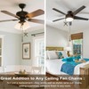 Kelduemi Ceiling Fan Pull Chain Ornaments, 13.6 Inches Fan Pulls