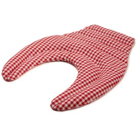 Neck Pillow with Back – Red/White – Cherry Stone Pillow – Neck Pillow – Back Heat Cushion