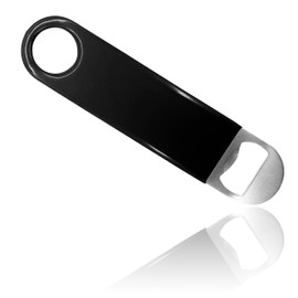 KTOJOY 3 Pack Bottle Openers,Beer Bottle Openers, Speed Openers, Stainless Steel Flat Bottle Opener with Exquisite Packaging, for Kitchen, Bar or Restaurant 7 inches Red, Black, Blue