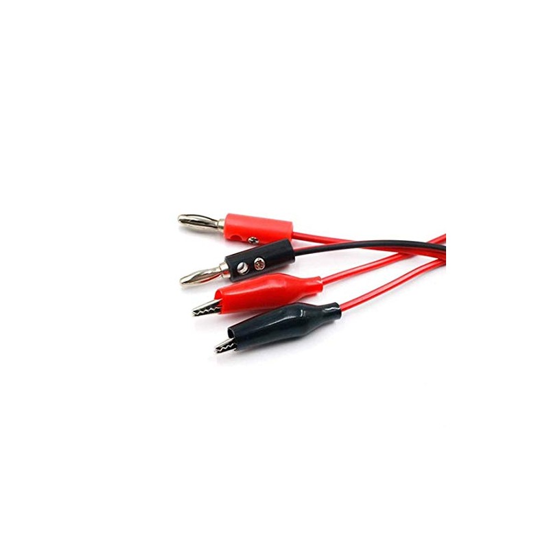 bnafes Power Supply Double Alligator Clip to Banana Connector Audio