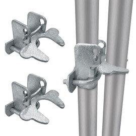 3Pcs 1-3/8" Kennel Gate Latch Butterfly Latches, Chain Link Fence Gate Latch Lock for 1-3/8" Dog Kennel Gate Frame & 1-3/8" Kennel Panel Frame