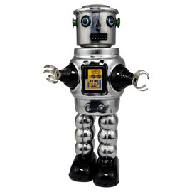 Freak Scene Roboter Mechanical Roby Robot Tin robot Silver