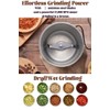 Electric Coffee Grinder 3.5 oz Capacity, Adjustable Herb & Spice