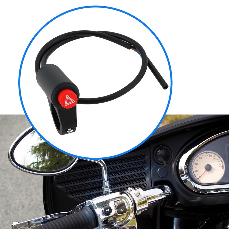 Be In Your Mind Motorcycle Hazard Light Switches 12V Double