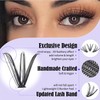 Pestañas Postizas Kit Completo, 280pcs Kit de Postizas Mezcla 30D