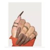 KS ACCESORIES Uñas Postizas Largas Reusables Manicure Instantaneo Hermosas