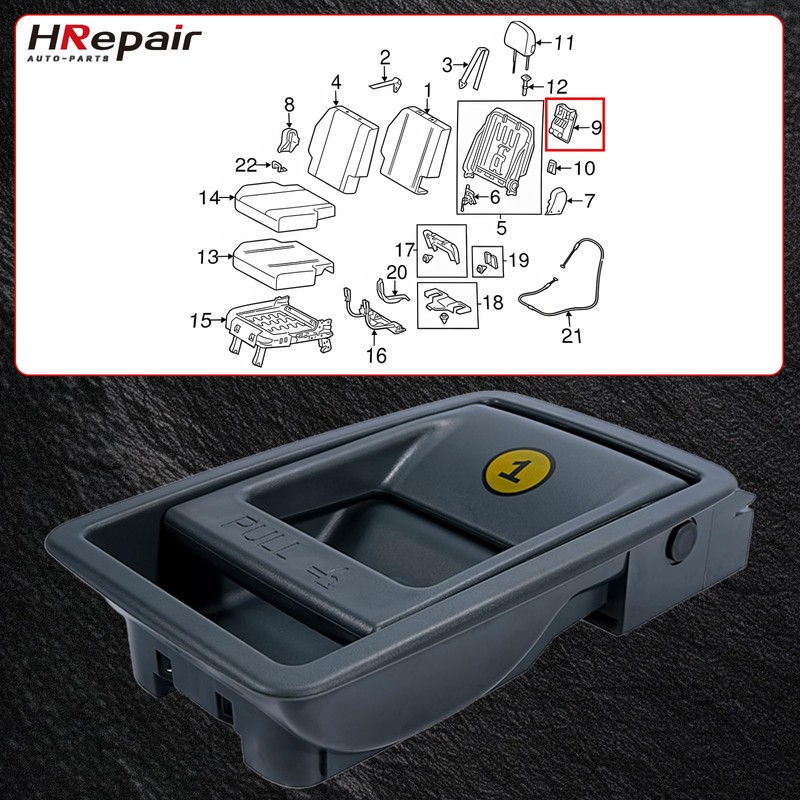 HRepair 3rd Row Seat Handle fits for 2011-2020 Toyota Sienna
