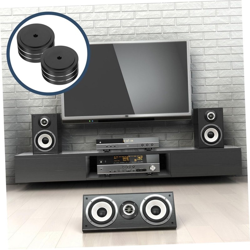 Mipcase 4Pcs Speaker Isolation Feet Durable Pads for Soundproofing Vibration