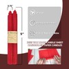 14 Pack Beeswax Taper Candles, Handmade Bees Wax Candles for