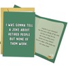 Nchigedy Funny Retirement Card for Him Her, Humorous Retiring Card