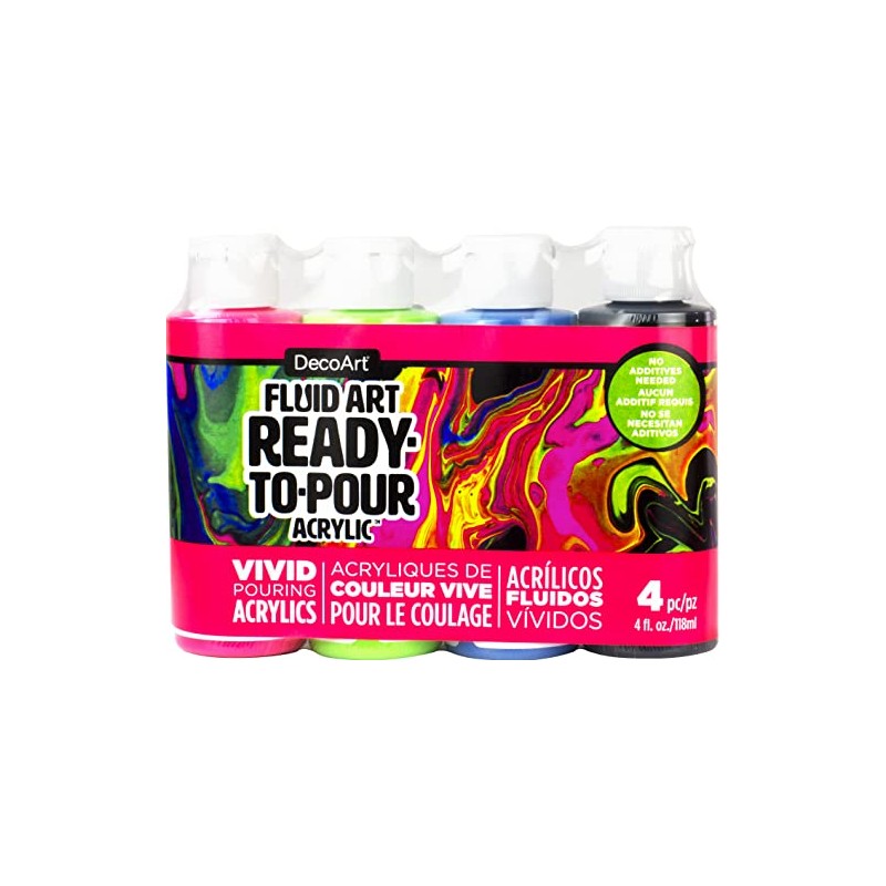DECO ART NEON Blast Paint Pouring Pack