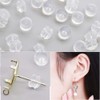 Silicone Earring Backs, Clear Earring Backings, 20PCS Soft Earring Stoppers,