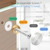 simpletome Kitchen Paper Towels Holder Under Cabinet Adhesive or Drilling