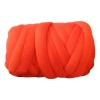 Hilado Grueso Del Poliéster Del Algodón Que Hace Naranja