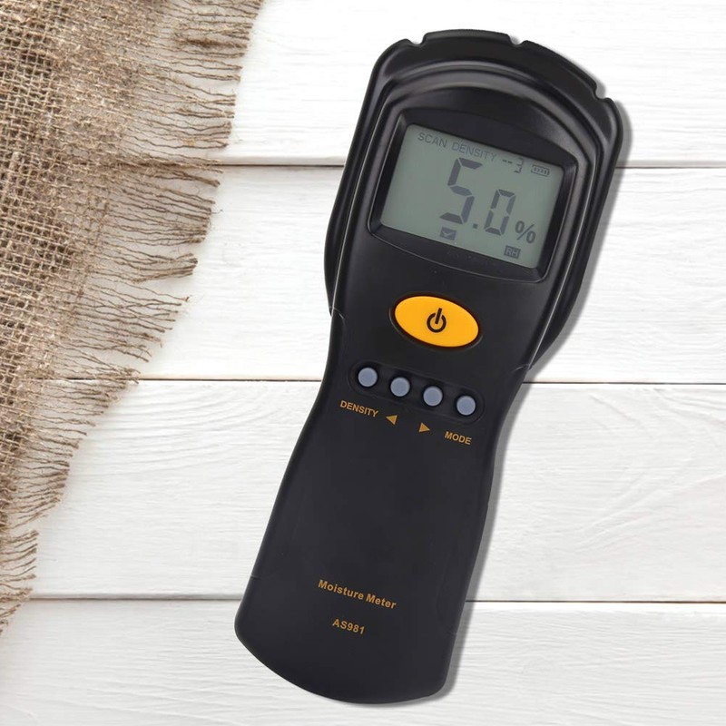 Medidor de humedad de madera sin pines, sensor inteligente AS981,