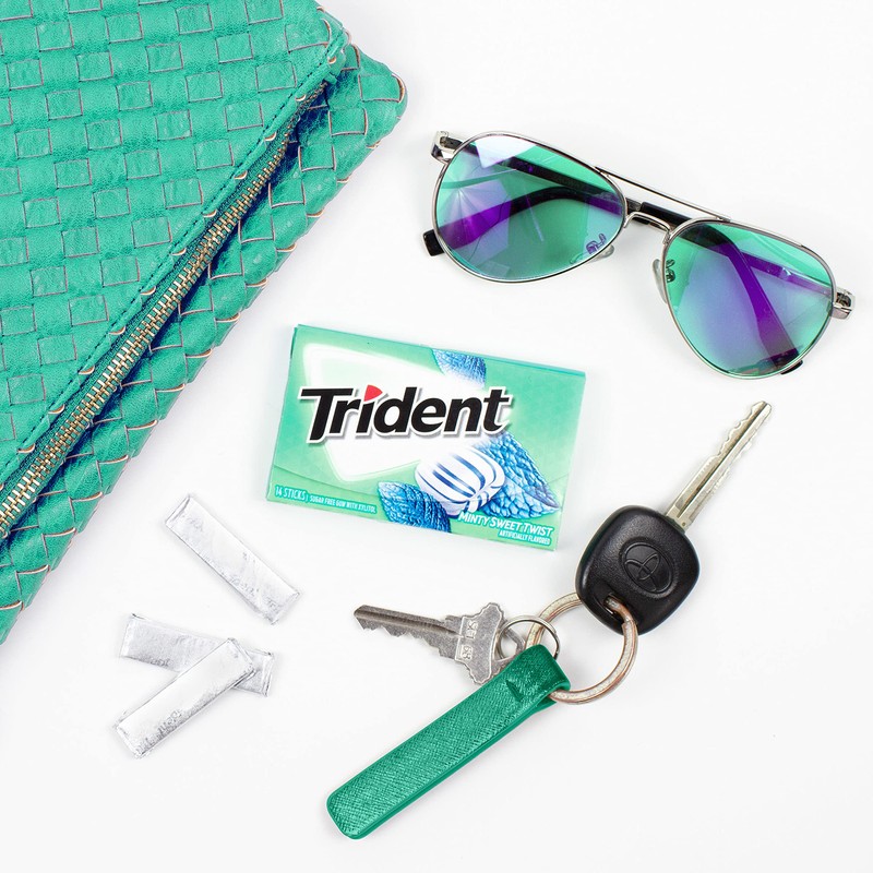 Trident Minty Sweet Twist Sugar-Free Chewing Gum, 12 Packs of