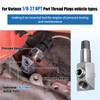 Oil Pressure Sensor Adapter 1/8-27 NPT Port Thread Plugs for