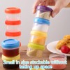 FYKZQWDS 8 Pcs Small Pots With Lids, Small Containers With