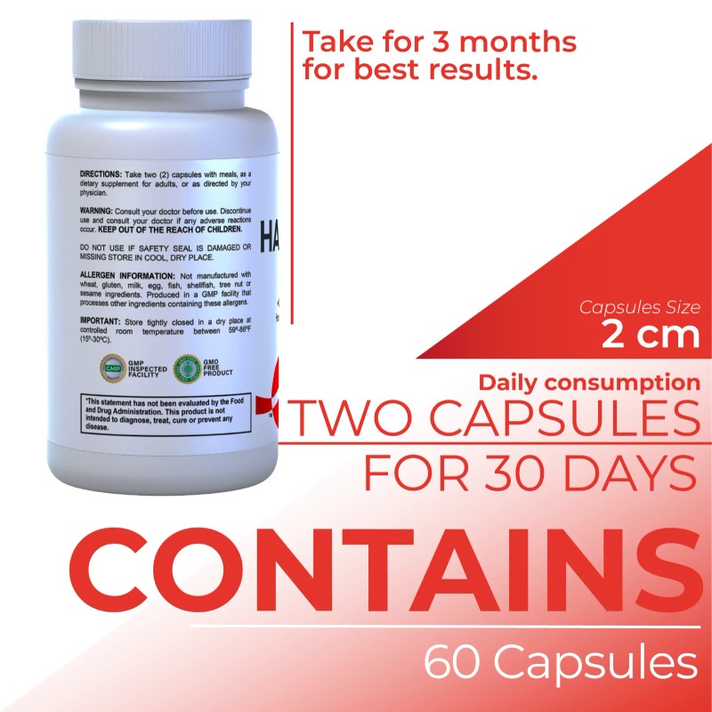 Hallusa Natural Hallosmine EXTRA Diosmin Circulation Support Hesperedin + Horse