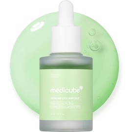 MEDICUBE Exosome Cica Ampoule serum calmante para rostro con Centella Asiática, Niacinamida y Tea Tree, ideal piel sensible o con tendencia a acné, co
