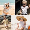 2 Pack Baby Sunglasses UV400 Protection Toddler Sunglasses Adjustable Infant